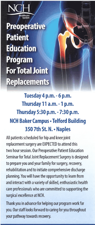 Pre-op and Post-op Joint Replacement Appointments – Are They