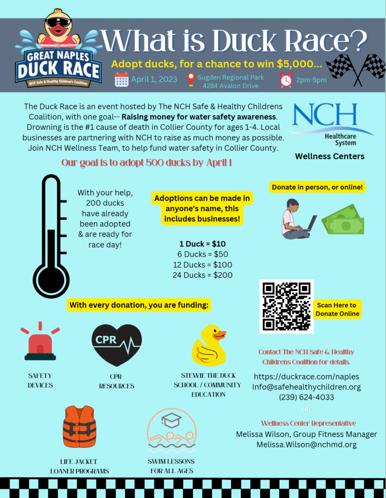 NCH Welnness What is Duck Race FI