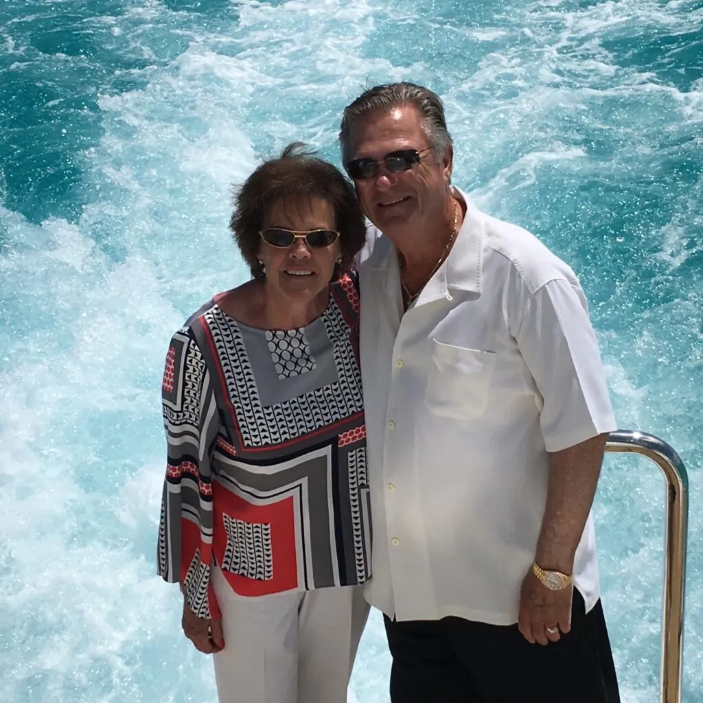 Glenn and Kay Hasse Photo on Boat