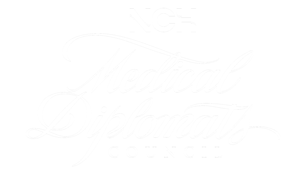 3a Medical Diplomats Logo White